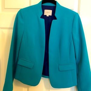 Petite turquoise blazer